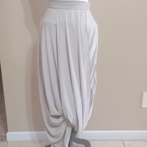 AM Basic Collection Italy Boho Khaki Maxi Skirt